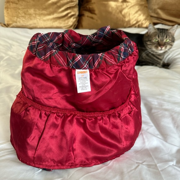 Gymboree Red Plaid Ruffle Skirt - Picture 3 of 5